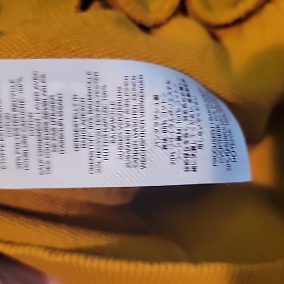 Gymshark Yellow Cropped Hoodie Relaxed Fit - Picture 7 of 7